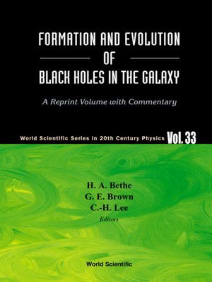 cover image of Formation and Evolution of Black Holes In the Galaxy
